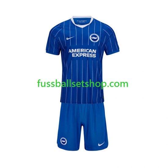 Günstige Fußball Trikotsatz Brighton Hove Albion Kinder Heimtrikot 2026-2027 Kurzarm