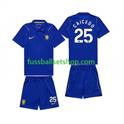 Günstige Fußball Trikotsatz Chelsea Moises Caicedo 25 Kinder Heimtrikot 2026-2027 Kurzarm