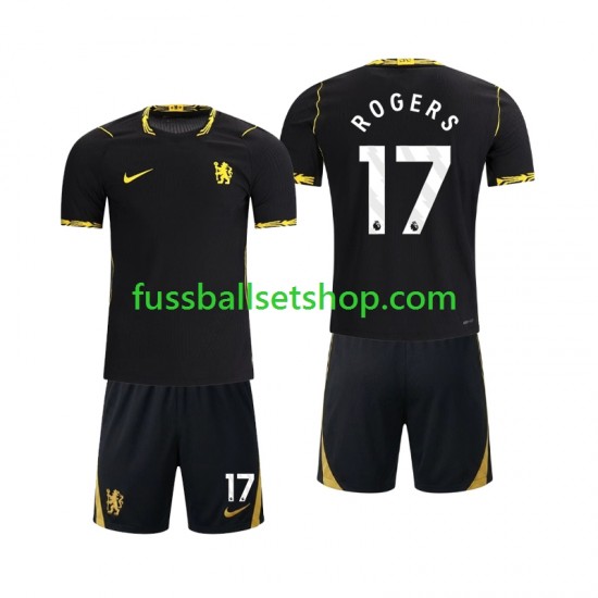 Günstige Fußball Trikotsatz Chlesea Morgan Rogers 17 Kinder Auswärtstrikot 2026-2027 Kurzarm Günstige Fußball Trikotsatz Chlesea Morgan Rogers 17 Kinder Auswärtstrikot 2026-2027 Kurzarm