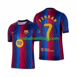 Günstige Fußball Trikotsatz FC Barcelona Ferran Torres 7 Herren Heimtrikot 2026-2027 Kurzarm