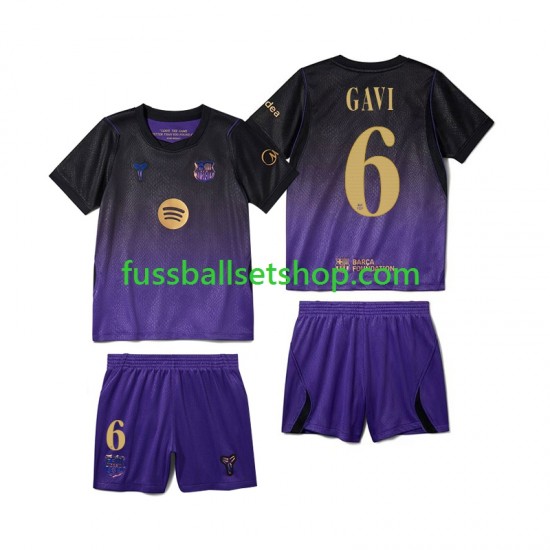 Günstige Fußball Trikotsatz FC Barcelona Gavi 6 Kinder Auswärtstrikot 2026-2027 Kurzarm Günstige Fußball Trikotsatz FC Barcelona Gavi 6 Kinder Auswärtstrikot 2026-2027 Kurzarm