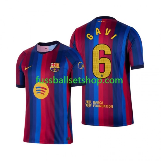 Günstige Fußball Trikotsatz FC Barcelona Gavi 6 Herren Heimtrikot 2026-2027 Kurzarm Günstige Fußball Trikotsatz FC Barcelona Gavi 6 Herren Heimtrikot 2026-2027 Kurzarm