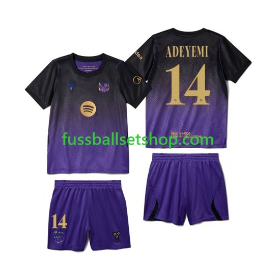 Günstige Fußball Trikotsatz FC Barcelona Karim Adeyemi 14 Kinder Auswärtstrikot 2026-2027 Kurzarm Günstige Fußball Trikotsatz FC Barcelona Karim Adeyemi 14 Kinder Auswärtstrikot 2026-2027 Kurzarm