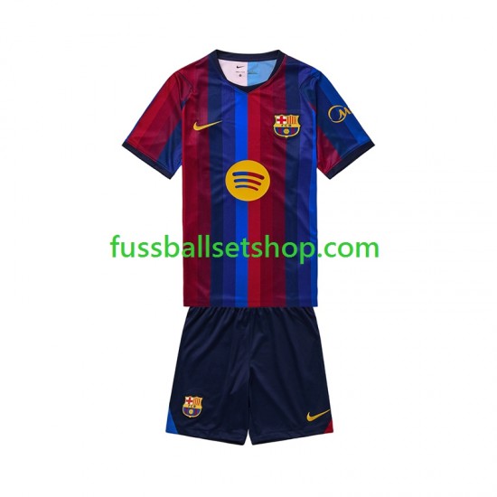 Günstige Fußball Trikotsatz FC Barcelona Kinder Heimtrikot 2026-2027 Kurzarm