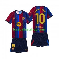 Günstige Fußball Trikotsatz FC Barcelona Lamine Yamal 10 Kinder Heimtrikot 2026-2027 Kurzarm