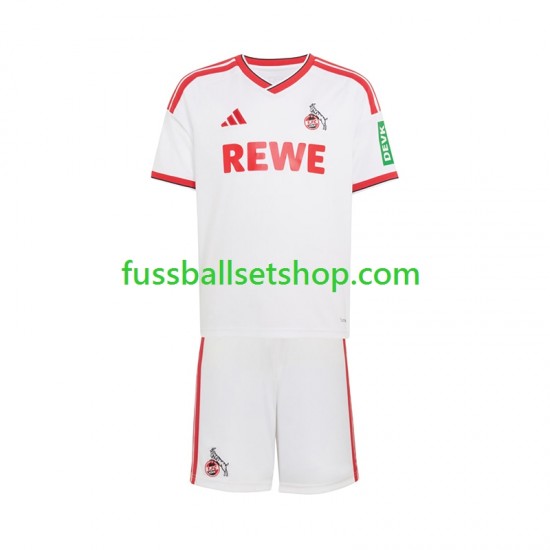 Günstige Fußball Trikotsatz FC Köln Kinder Heimtrikot 2026-2027 Kurzarm