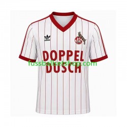 Günstige Fußball Trikotsatz FC Köln 1982 1983 Retro Herren Heimtrikot Kurzarm