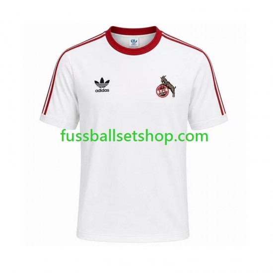 Günstige Fußball Trikotsatz FC Köln 1986 1987 Retro Herren Heimtrikot Kurzarm