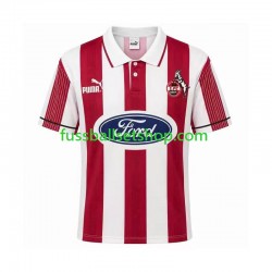 Günstige Fußball Trikotsatz FC Köln 1995 1996 Retro Herren Heimtrikot Kurzarm