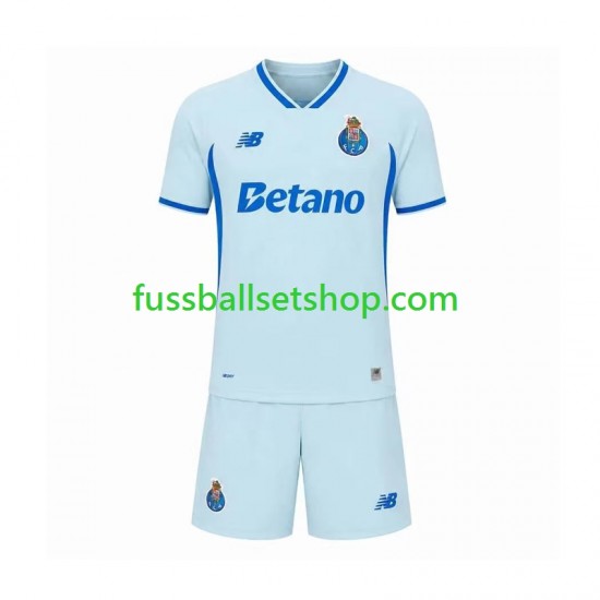 Günstige Fußball Trikotsatz FC Porto Kinder Ausweichtrikot 2026-2027 Kurzarm