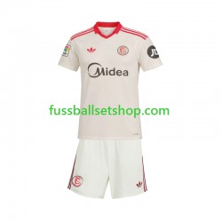 Günstige Fußball Trikotsatz FC Sevilla Retro Kinder Heimtrikot 2025-2026 Kurzarm