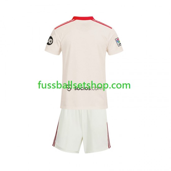 Günstige Fußball Trikotsatz FC Sevilla Retro Kinder Heimtrikot 2025-2026 Kurzarm