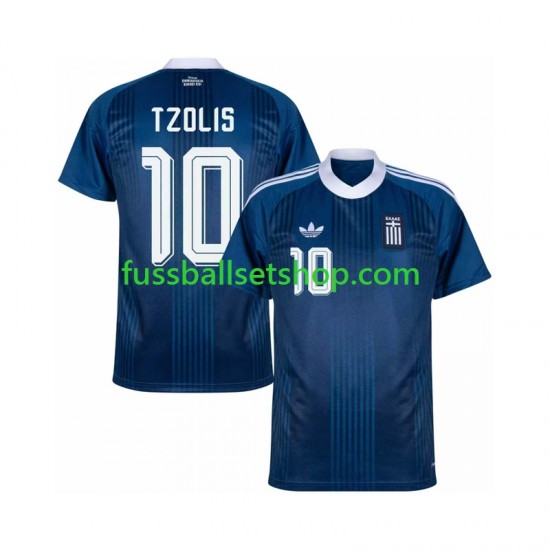 Günstige Fußball Trikotsatz Griechenland Christos Tzolis 17 Herren Auswärtstrikot 2026-2027 Kurzarm Günstige Fußball Trikotsatz Griechenland Christos Tzolis 17 Herren Auswärtstrikot 2026-2027 Kurzarm