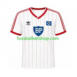 Günstige Fußball Trikotsatz Hamburger SV 1984 Retro Herren Heimtrikot Kurzarm