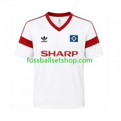 Günstige Fußball Trikotsatz Hamburger SV 1988 Retro Herren Heimtrikot Kurzarm
