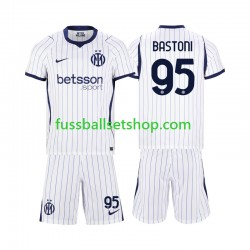 Günstige Fußball Trikotsatz Inter Mailand Alessandro Bastoni 95 Kinder Auswärtstrikot 2026-2027 Kurzarm