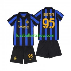 Günstige Fußball Trikotsatz Inter Mailand Alessandro Bastoni 95 Kinder Heimtrikot 2026-2027 Kurzarm
