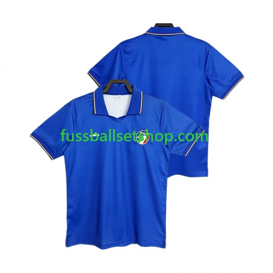 Günstige Fußball Trikotsatz Italien 1990 Retro Herren Heimtrikot Kurzarm