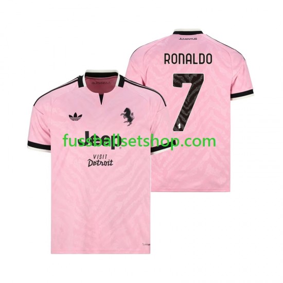 Günstige Fußball Trikotsatz Juventus Turin Cristiano Ronaldo 7 Herren Auswärtstrikot 2026-2027 Kurzarm