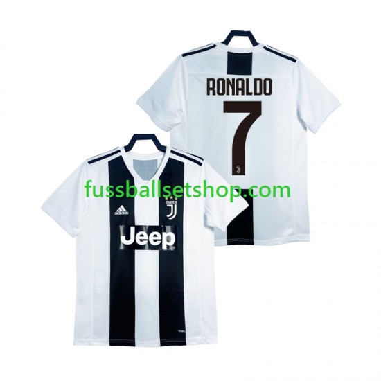 Günstige Fußball Trikotsatz Juventus Turin Cristiano Ronaldo 2018 2019 Retro Herren Heimtrikot Kurzarm Günstige Fußball Trikotsatz Juventus Turin Cristiano Ronaldo 2018 2019 Retro Herren Heimtrikot Kurzarm