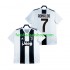 Günstige Fußball Trikotsatz Juventus Turin Cristiano Ronaldo 2018 2019 Retro Herren Heimtrikot Kurzarm