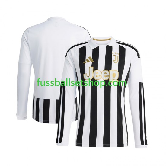 Günstige Fußball Trikotsatz Juventus Turin Herren Heimtrikot 2026-2027 Langarm