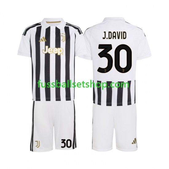 Günstige Fußball Trikotsatz Juventus Turin Jonathan David 30 Kinder Heimtrikot 2026-2027 Kurzarm Günstige Fußball Trikotsatz Juventus Turin Jonathan David 30 Kinder Heimtrikot 2026-2027 Kurzarm