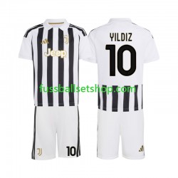 Günstige Fußball Trikotsatz Juventus Turin Kenan Yildiz 10 Kinder Heimtrikot 2026-2027 Kurzarm