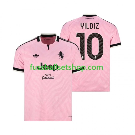 Günstige Fußball Trikotsatz Juventus Turin Kenan Yildiz 10 Herren Auswärtstrikot 2026-2027 Kurzarm
