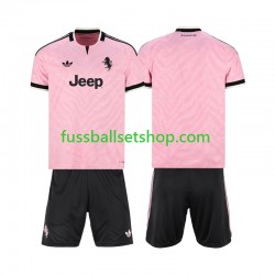 Günstige Fußball Trikotsatz Juventus Turin Kinder Auswärtstrikot 2026-2027 Kurzarm