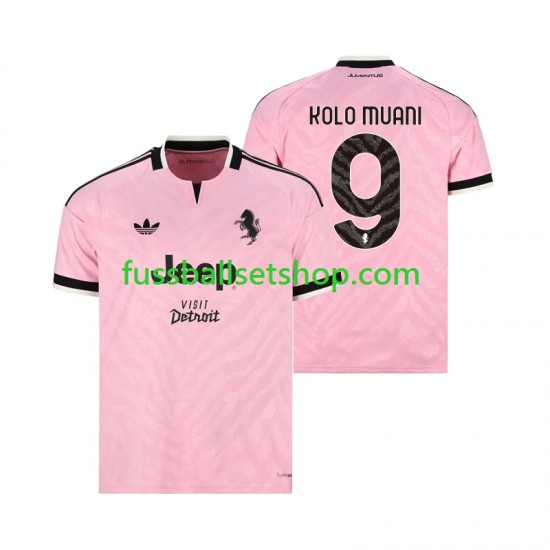 Günstige Fußball Trikotsatz Juventus Turin Randal Kolo Muani 9 Herren Auswärtstrikot 2026-2027 Kurzarm