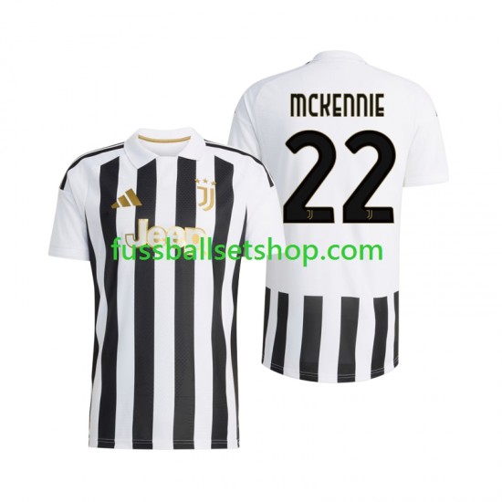 Günstige Fußball Trikotsatz Juventus Turin Weston McKennie 22 Herren Heimtrikot 2026-2027 Kurzarm