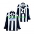 Günstige Fußball Trikotsatz Juventus Turin ZIDANE 21 1997 Retro Herren Heimtrikot 1998 Langarm