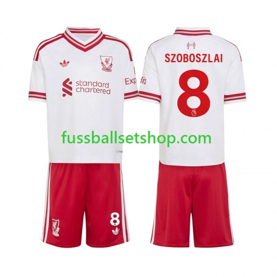 Günstige Fußball Trikotsatz Liverpool Dominik Szoboszlai 8 Kinder Auswärtstrikot 2026-2027 Kurzarm