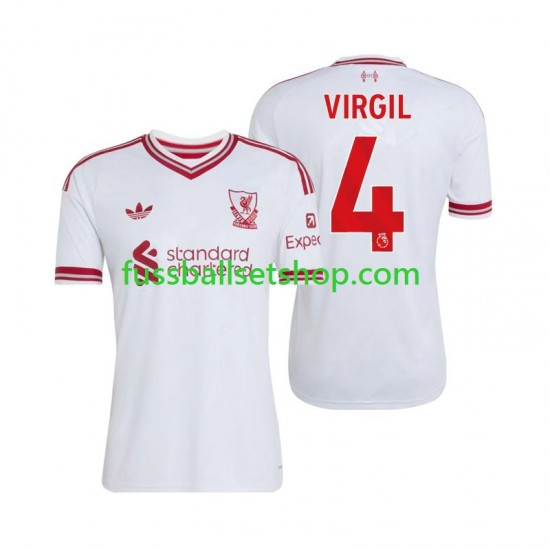 Günstige Fußball Trikotsatz Liverpool Virgil van Dijk 4 Herren Auswärtstrikot 2026-2027 Kurzarm