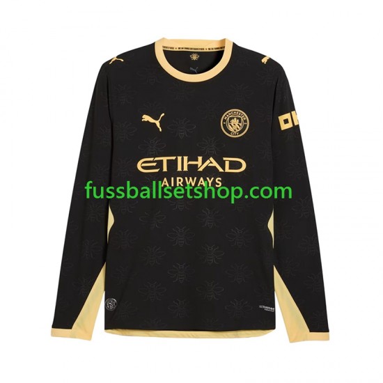 Günstige Fußball Trikotsatz Manchester City Herren Auswärtstrikot 2026-2027 Langarm