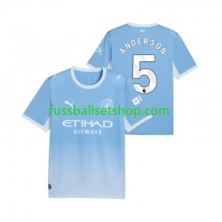 Günstige Fußball Trikotsatz Manchester City Elliot Anderson 5 Herren Heimtrikot 2026-2027 Kurzarm