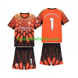 Günstige Fußball Trikotsatz Manchester City Gianluigi Donnarumma 1 Torwart Kinder Ausweichtrikot 2026-2027 Kurzarm