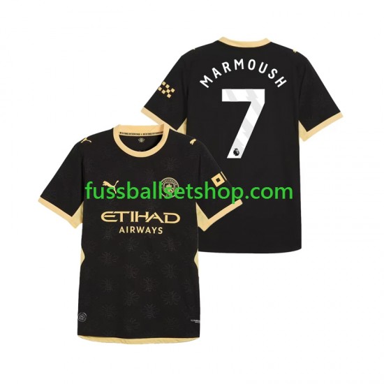 Günstige Fußball Trikotsatz Manchester City Omar Marmoush 7 Herren Auswärtstrikot 2026-2027 Kurzarm