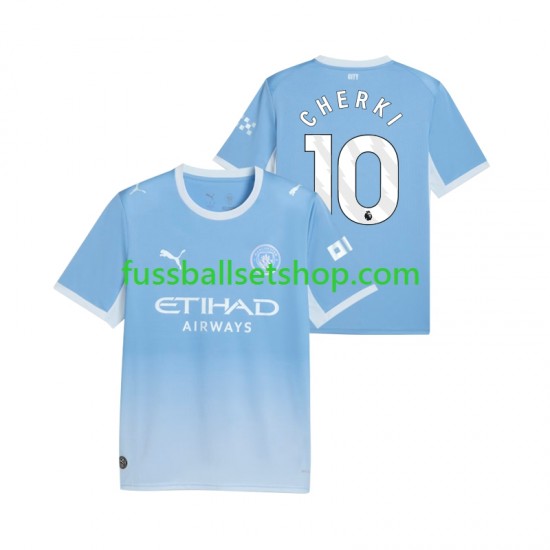 Günstige Fußball Trikotsatz Manchester City Rayan Cherki 10 Herren Heimtrikot 2026-2027 Kurzarm