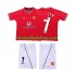 Günstige Fußball Trikotsatz Manchester United BECKHAM 7 2000 Retro Kinder Heimtrikot 2002 Kurzarm