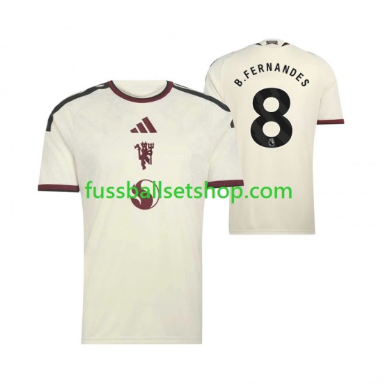 Günstige Fußball Trikotsatz Manchester United Bruno Fernandes 8 Herren Ausweichtrikot 2026-2027 Kurzarm