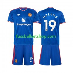 Günstige Fußball Trikotsatz Manchester United Bryan Mbeumo 19 Kinder Auswärtstrikot 2026-2027 Kurzarm