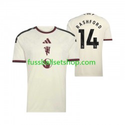 Günstige Fußball Trikotsatz Manchester United Marcus Rashford 14 Herren Ausweichtrikot 2026-2027 Kurzarm