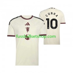 Günstige Fußball Trikotsatz Manchester United Matheus Cunha 10 Herren Ausweichtrikot 2026-2027 Kurzarm