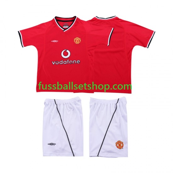 Günstige Fußball Trikotsatz Manchester United 2000 Retro Kinder Heimtrikot 2002 Kurzarm Günstige Fußball Trikotsatz Manchester United 2000 Retro Kinder Heimtrikot 2002 Kurzarm