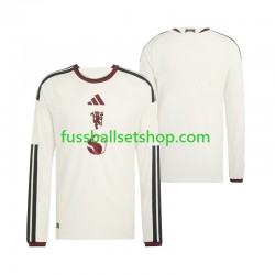 Günstige Fußball Trikotsatz Manchester United Herren Ausweichtrikot 2026-2027 Langarm