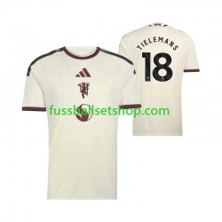Günstige Fußball Trikotsatz Manchester United Youri Tielemans 18 Herren Ausweichtrikot 2026-2027 Kurzarm