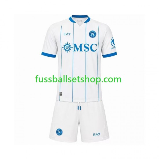 Günstige Fußball Trikotsatz SSC Neapel Kinder Auswärtstrikot 2026-2027 Kurzarm Günstige Fußball Trikotsatz SSC Neapel Kinder Auswärtstrikot 2026-2027 Kurzarm