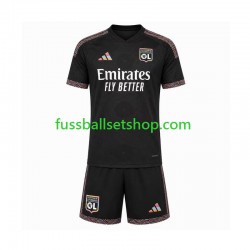 Günstige Fußball Trikotsatz Olympique Lyon Kinder Ausweichtrikot 2026-2027 Kurzarm